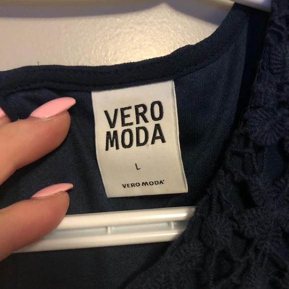 Navy Blue Vero Moda Dress - Picture 2 of 2